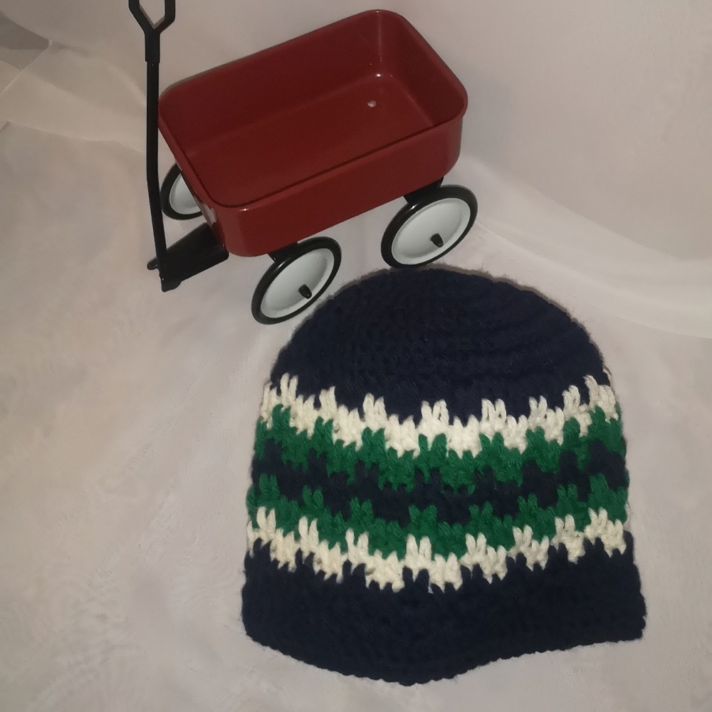Hand crocheted hat